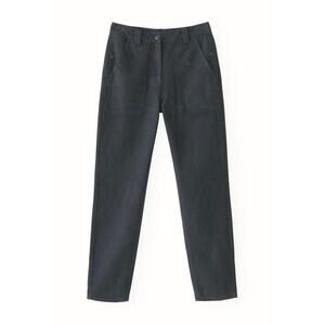 Poetry Hemp Cotton Straight Leg Utility Pants Black Size 14